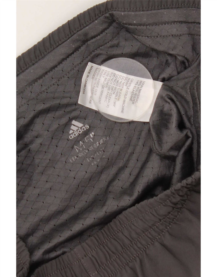 Adidas Short de sport pour homme Gris moyen à pois en polyester
