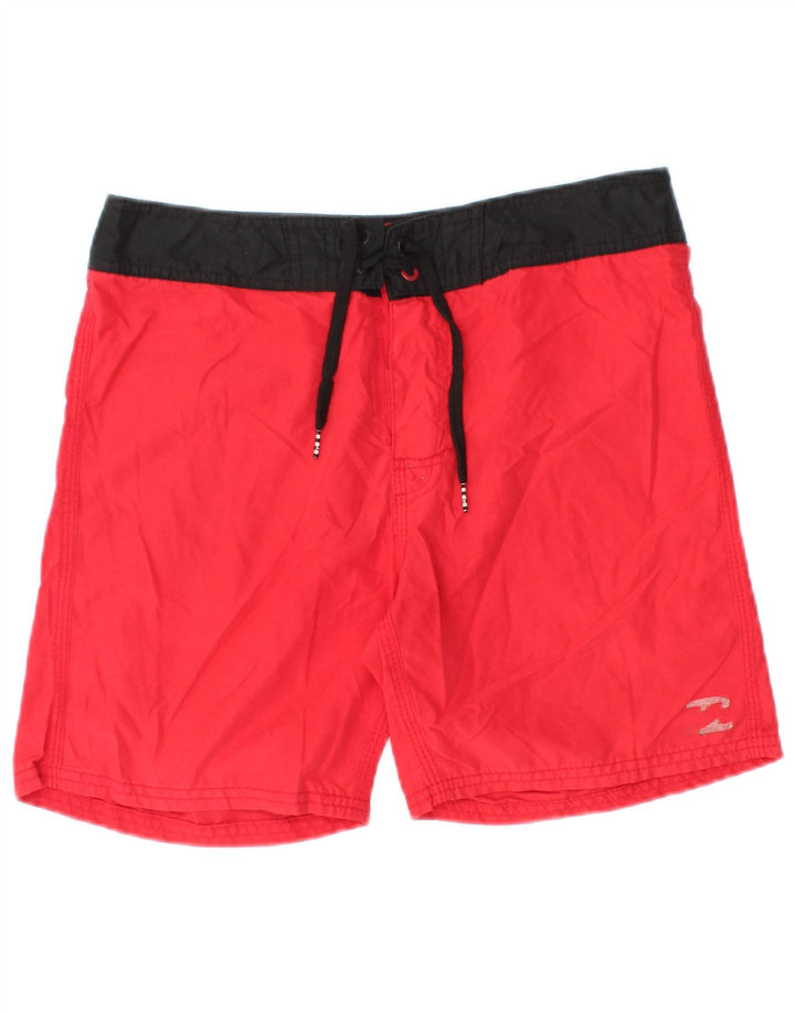 BILLABONG Short de Bain Homme Rouge Moyen Colorblock Polyester Plage