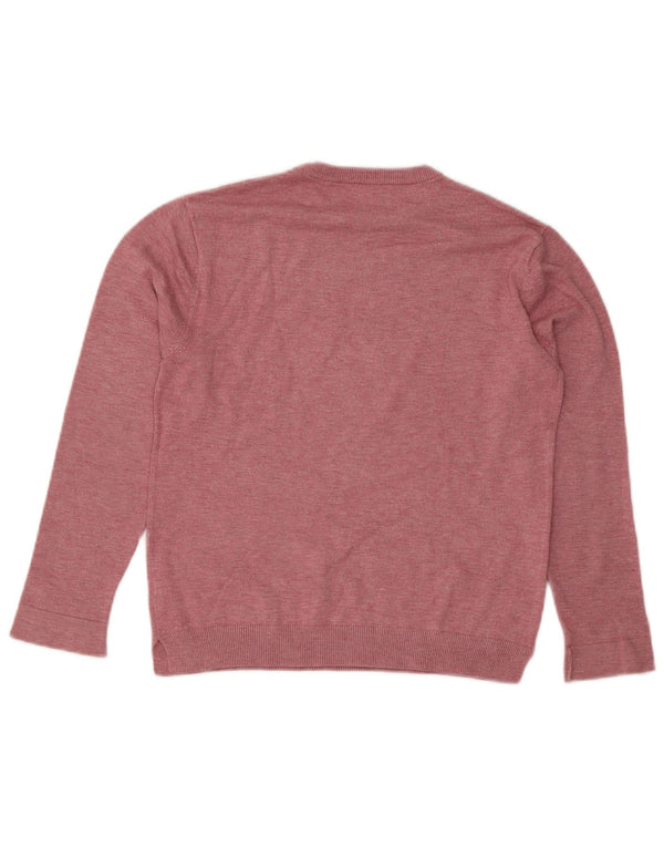 Zara Pull ras du cou fille 11-12 ans Rose Viscose