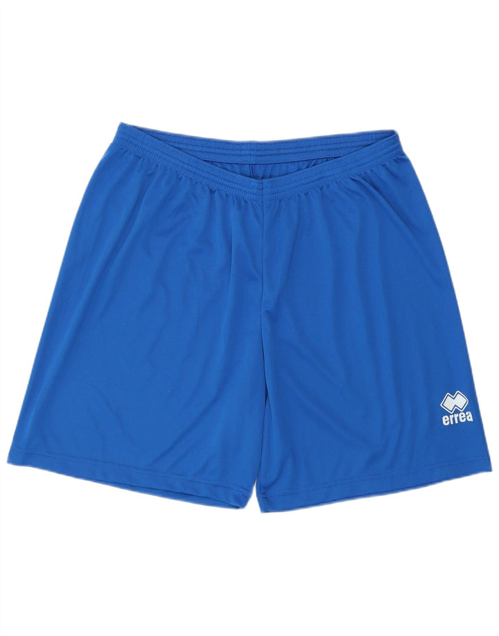 Errea Short de Sport Homme 2XL Bleu Polyester