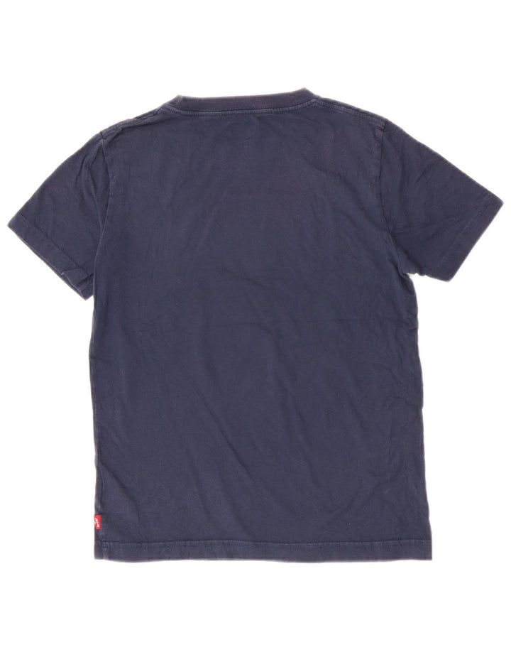 Levi's Garçon Regular Graphic T-Shirt Top 9-10 ans Bleu Marine Coton