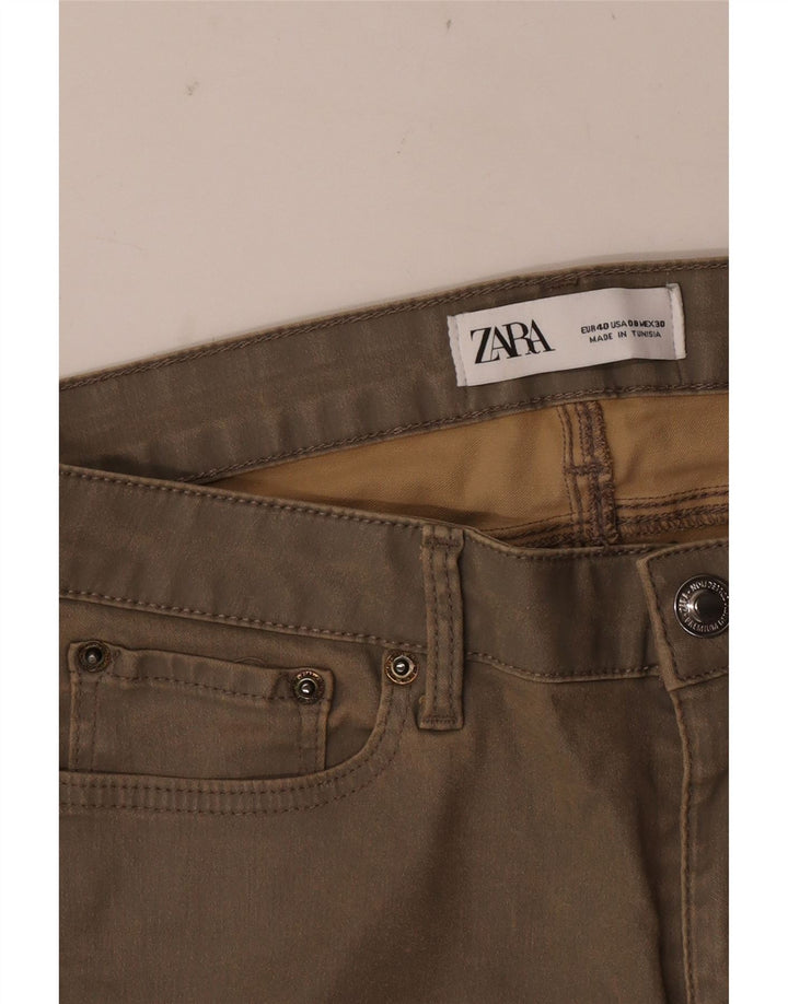 Zara Jean skinny femme EU 40 Medium W30 L26 Kaki