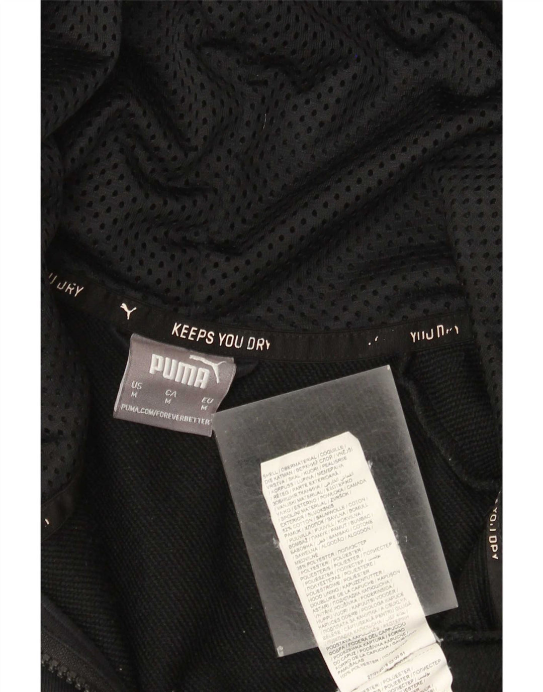 Puma Sweat à Capuche Graphic Zip Homme Noir Moyen Coton
