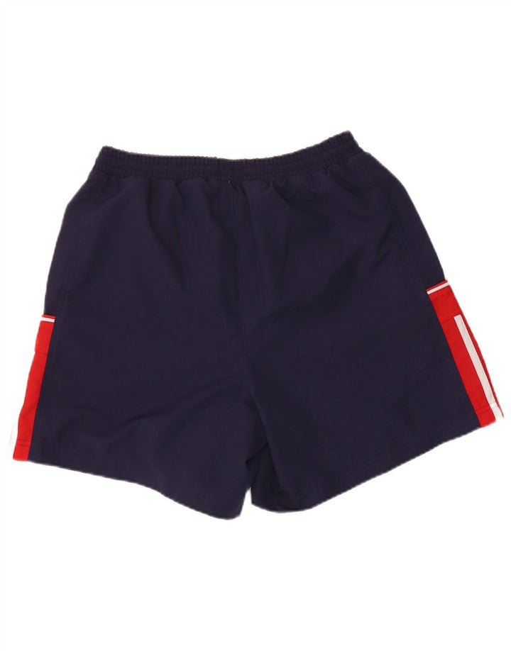 Adidas Short de sport pour homme en polyester color block bleu marine moyen