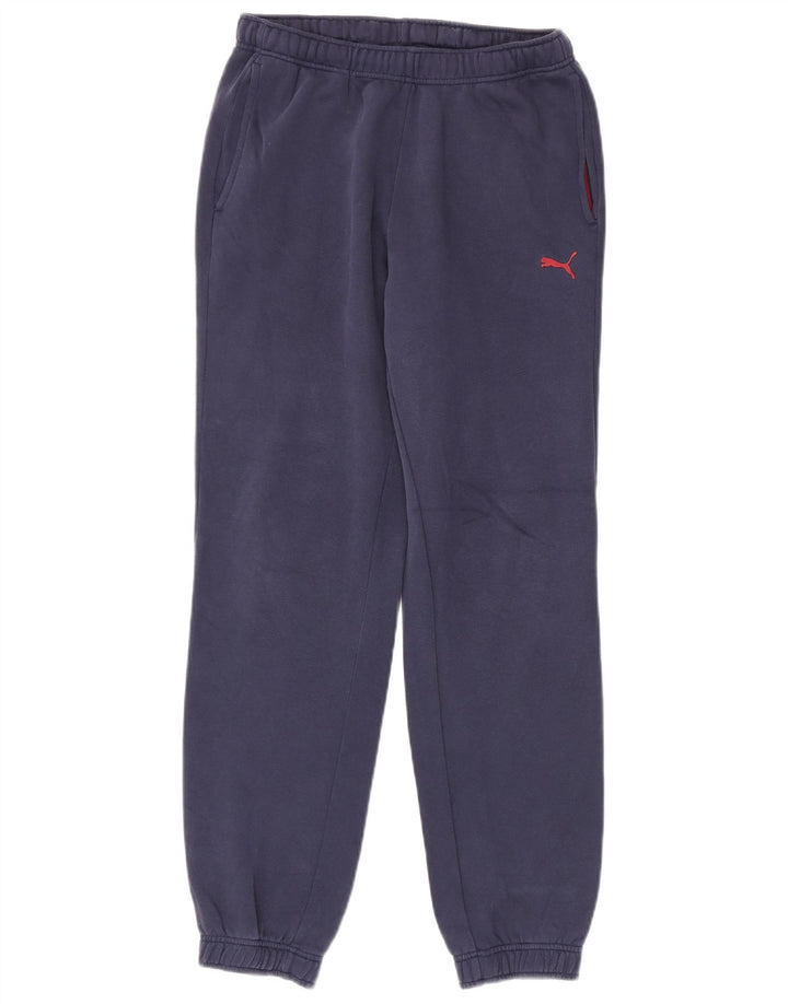 Puma Pantalon de survêtement pour homme Bleu marine Taille S