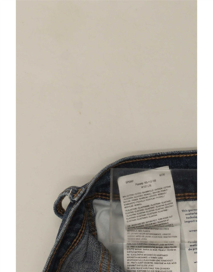 Wrangler Jean droit régulier pour homme W42 L27 en coton bleu