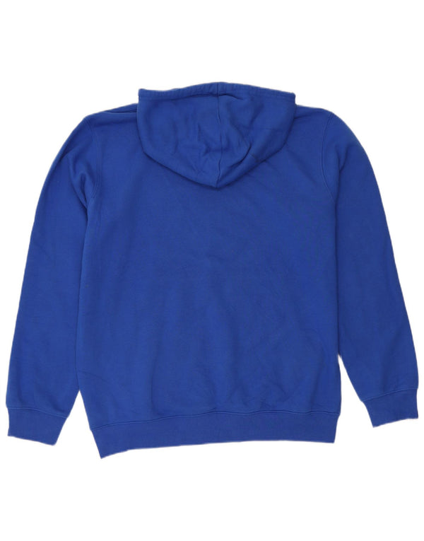 Adidas Pull à capuche pour homme en coton bleu Taille L