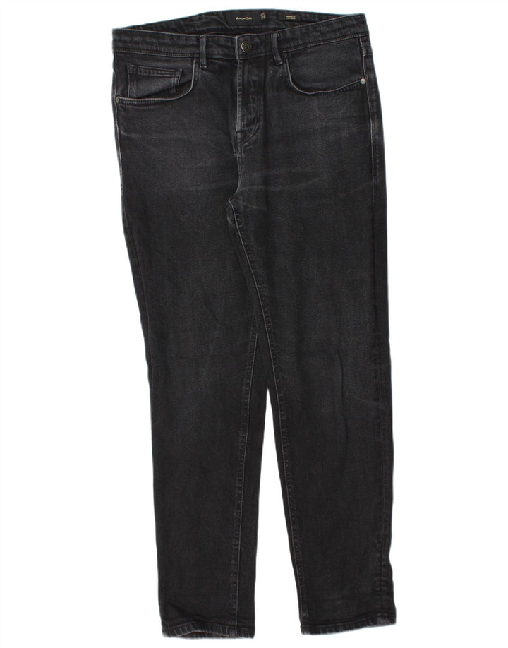 Massimo Dutti Jean slim pour homme EU 40 Medium W31 L28 Noir