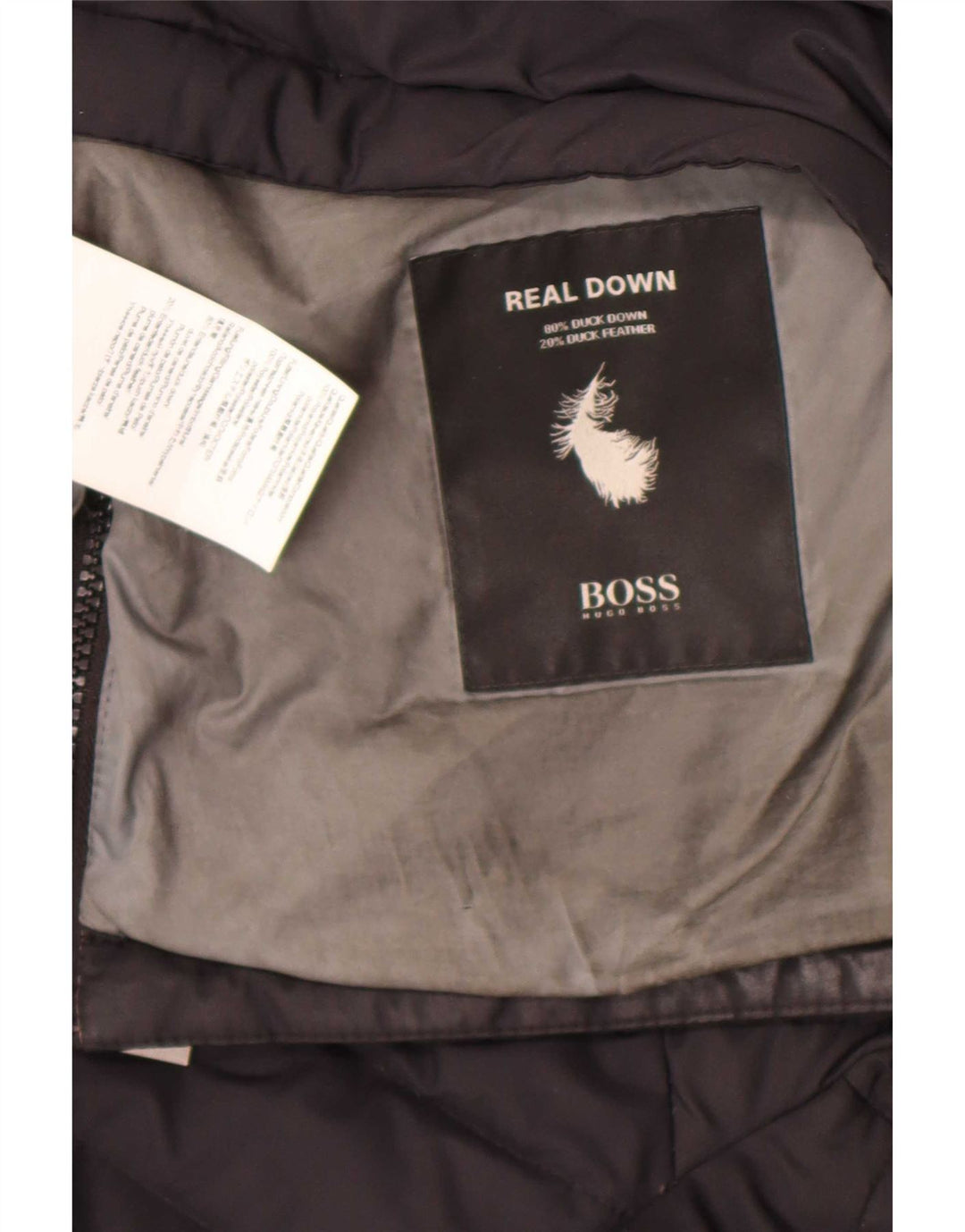 Hugo Boss Veste matelassée pour homme EU 50 Large Noir Polyamide