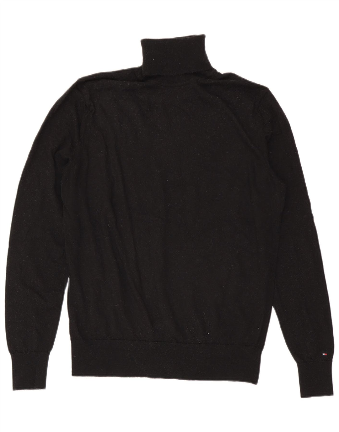 Tommy Hilfiger Pull col roulé pour homme 2XL Laine noire