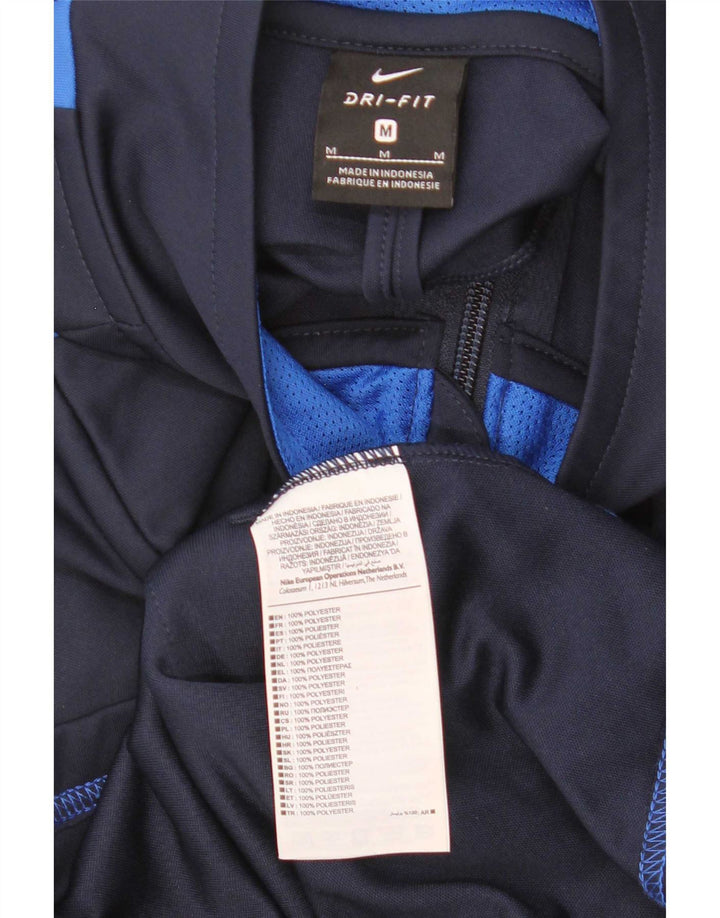 Veste de survêtement Nike Dri Fit Graphic pour homme, bleu marine moyen, color block