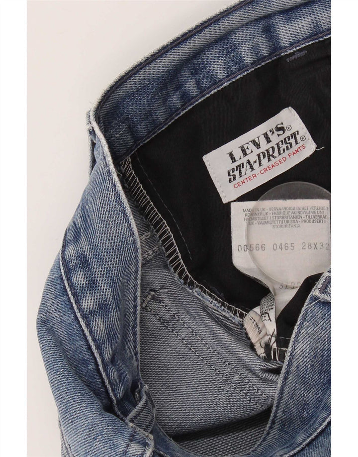 Levi's Jean Droit Effet Déchiré W28 L32 Femme Bleu Coton
