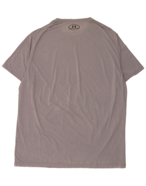 UNDER ARMOUR T-Shirt Heat Gear Graphic Homme XL Gris