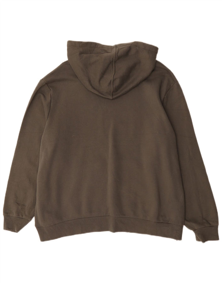 Marks & Spencer Pull à capuche pour homme XL Kaki Coton