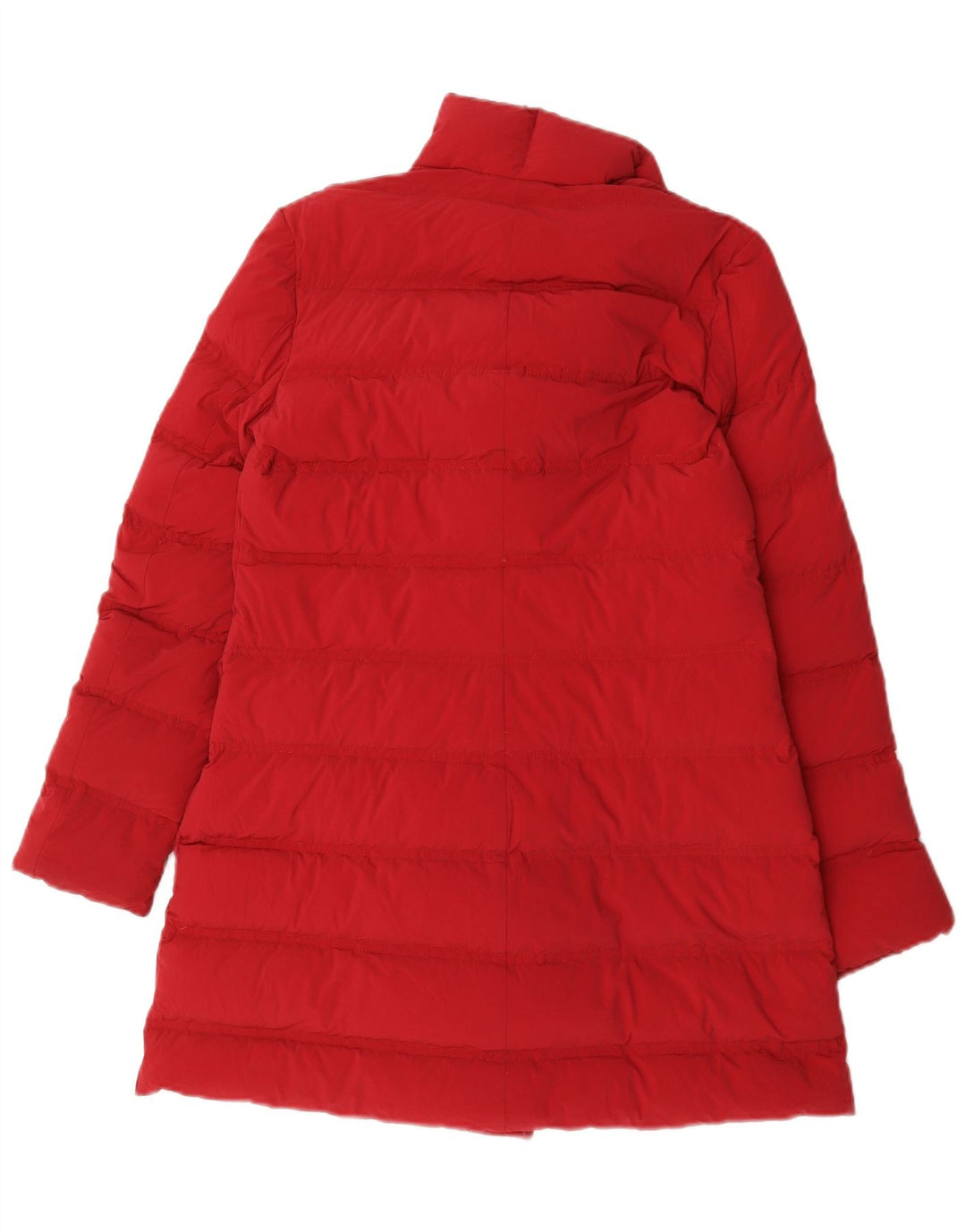 Aspesi Manteau matelassé surdimensionné à double boutonnage pour femme UK 10 Petit Rouge