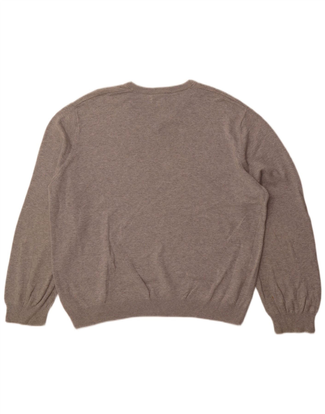 Marks & Spencer Pull col V pour homme 2XL Gris Coton