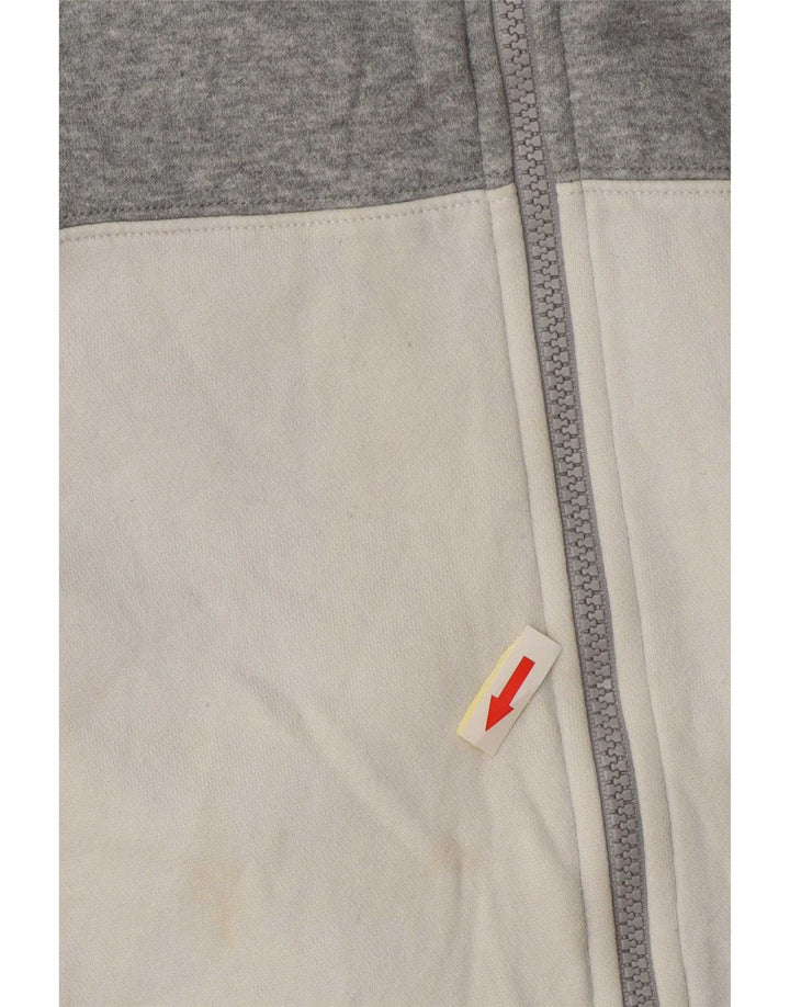 Nike Veste de Survêtement en Coton Colorblock Gris Moyen Homme