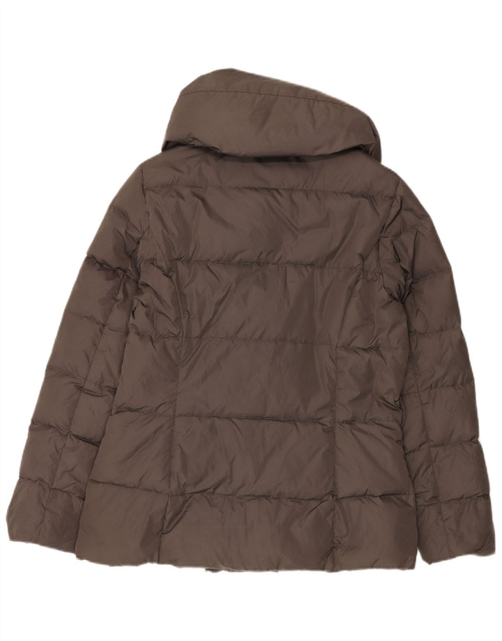Ellesse Veste matelassée pour femme UK 44 Nylon gris moyen