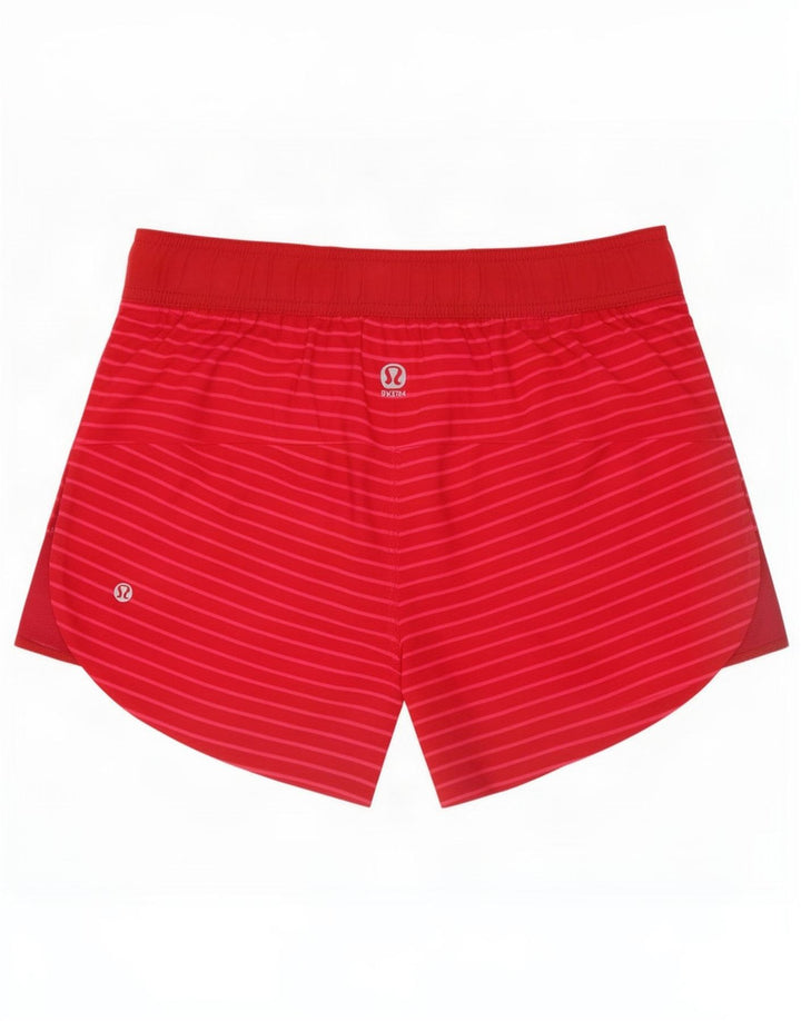 Lululemon Short de sport pour femme US 6 rayé rose moyen