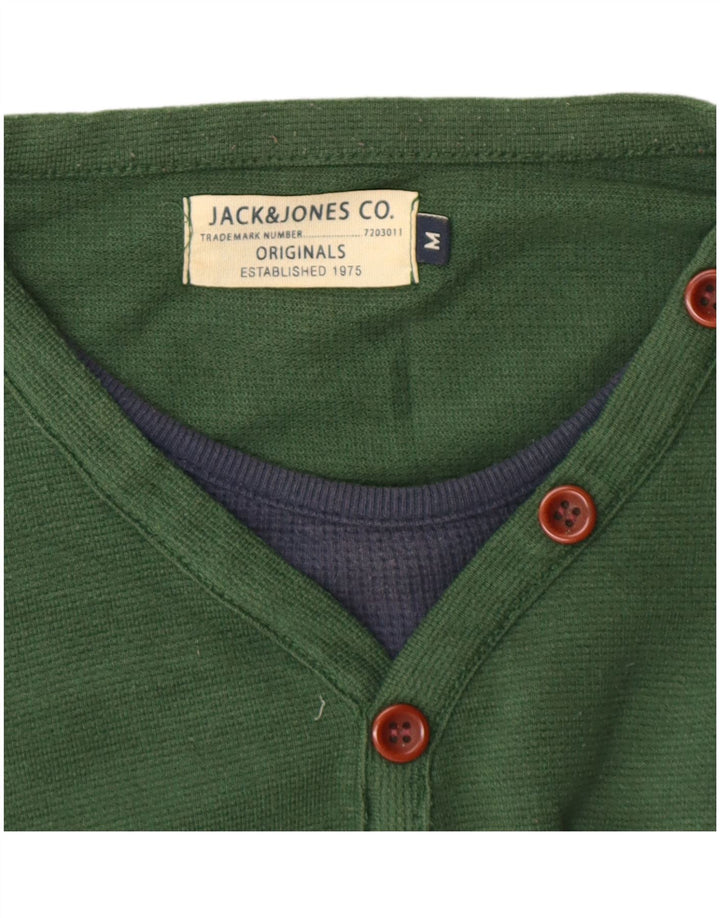 JACK & JONES Haut à Manches Longues Homme Vert Moyen