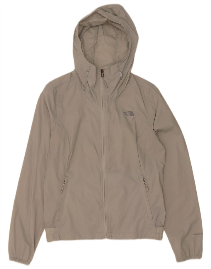 The North Face Veste de pluie surdimensionnée à capuche pour femme UK 10 Petit nylon gris
