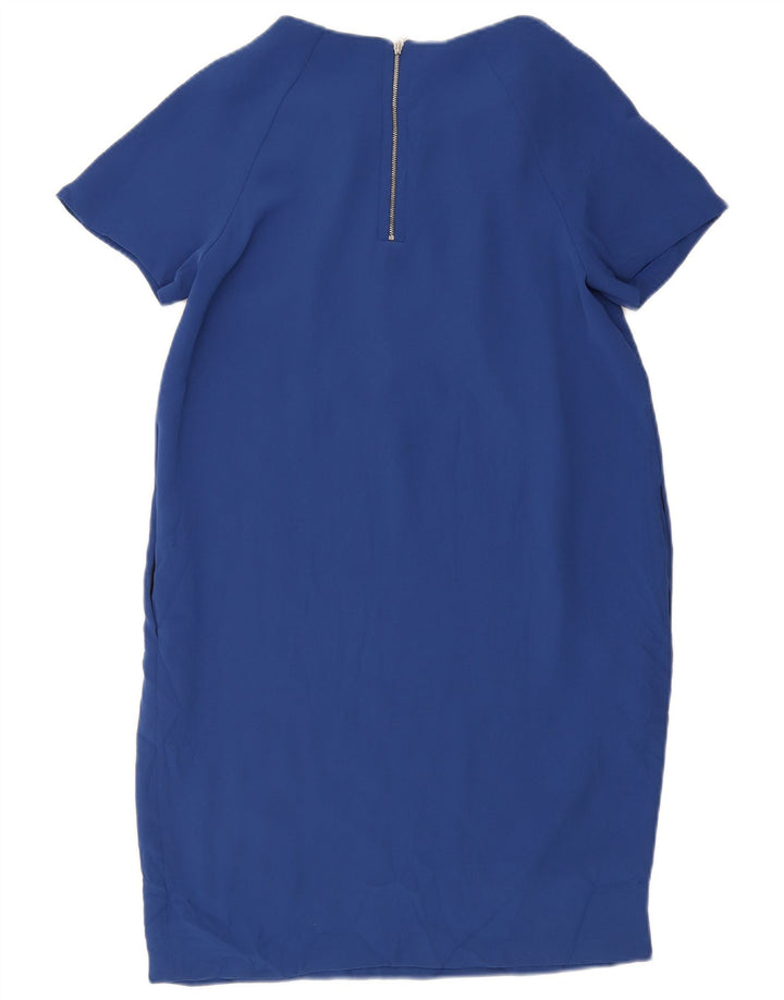 Marks & Spencer Robe droite pour femme UK 10 Petit Bleu Polyester