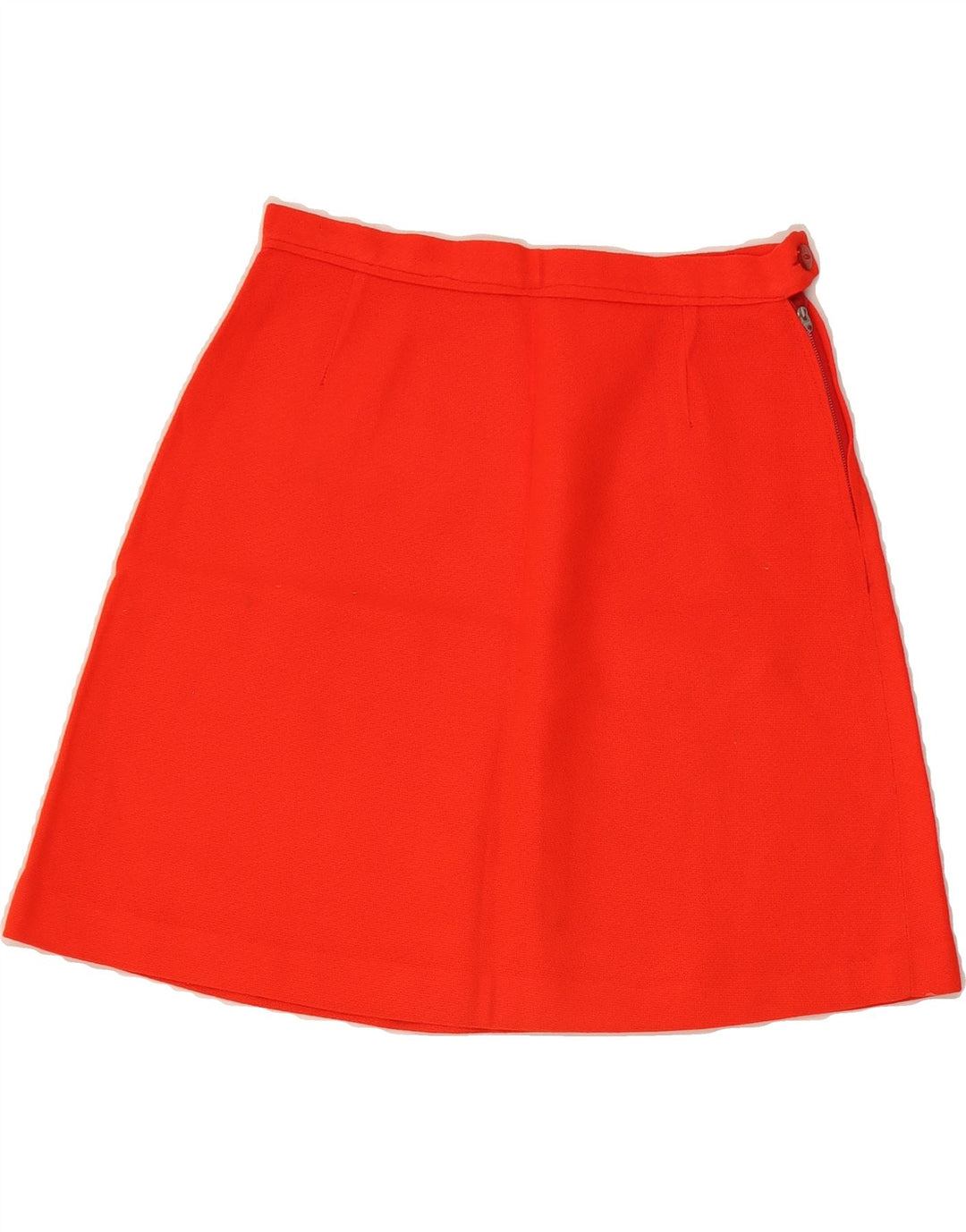 VINTAGE Womens A-Line Skirt W28 Medium Red Vintage Vintage and Second-Hand Vintage from Messina Hembry 