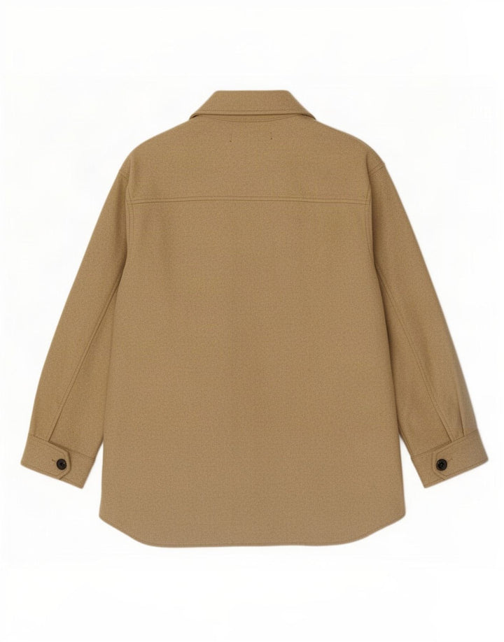 Zara Veste utilitaire pour femme UK 6 XS Beige Polyester