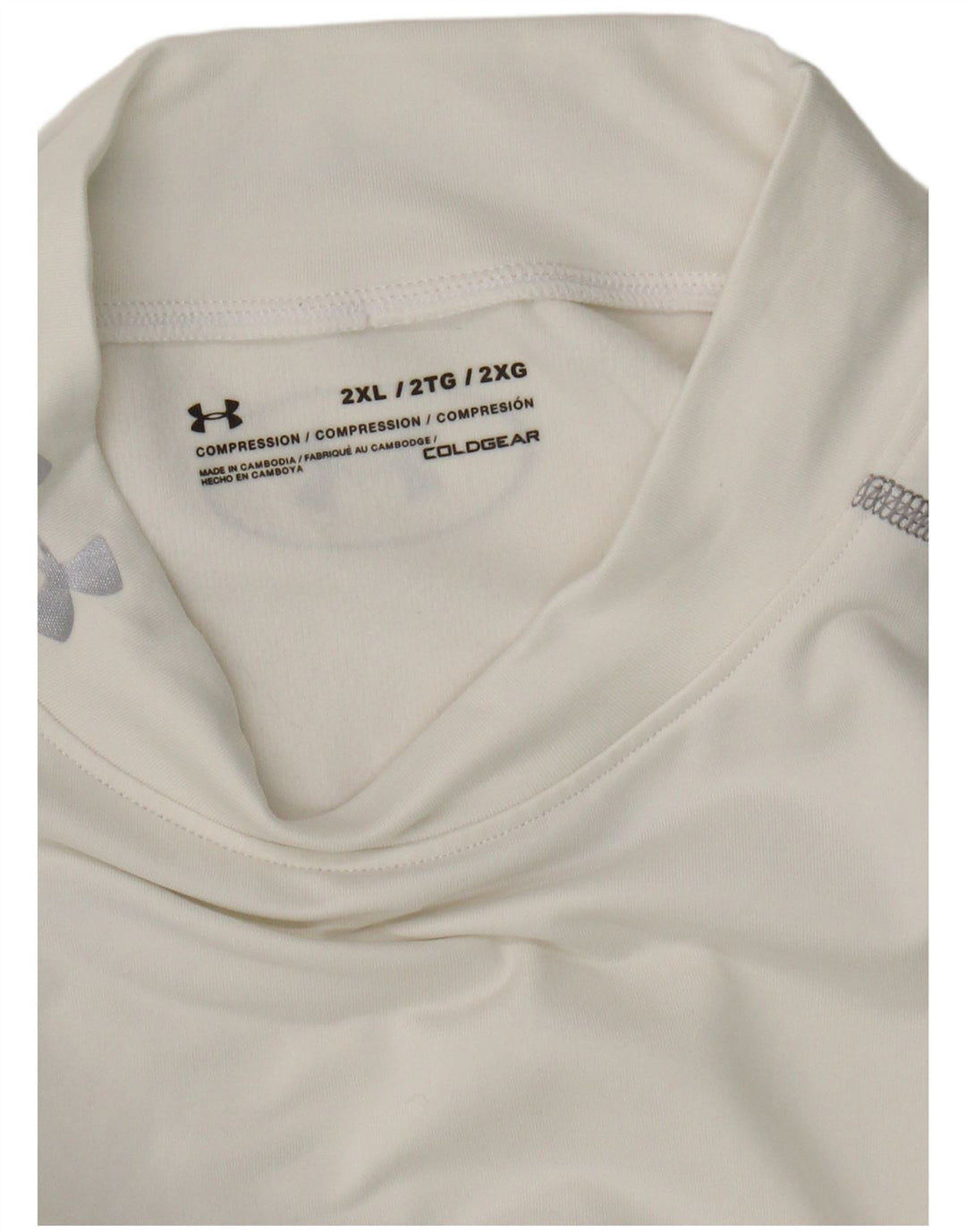 Under Armour Cold Gear Top Manches Longues 2XL Homme Blanc