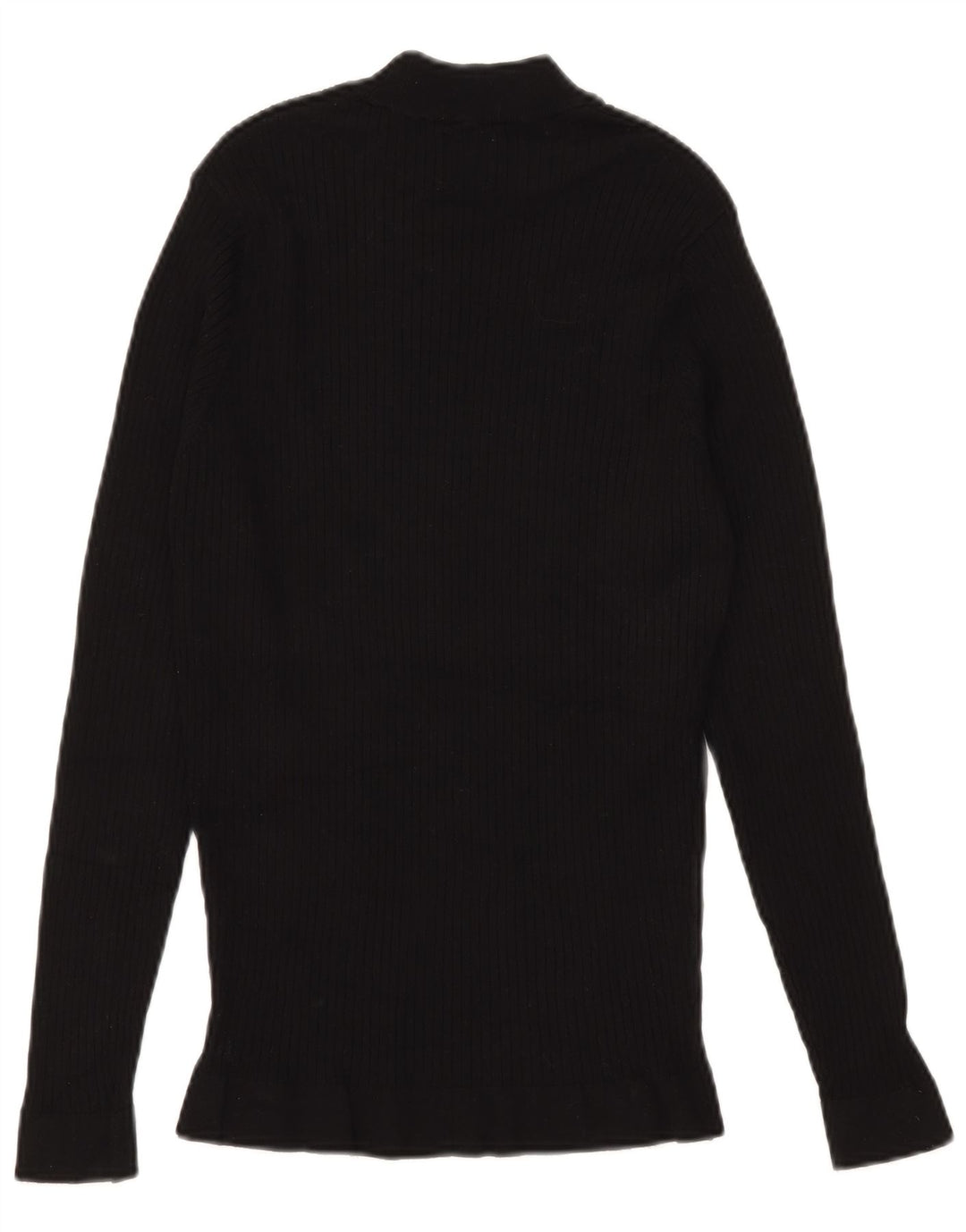 Zara Homme Pull Col Roulé Petit Noir Viscose