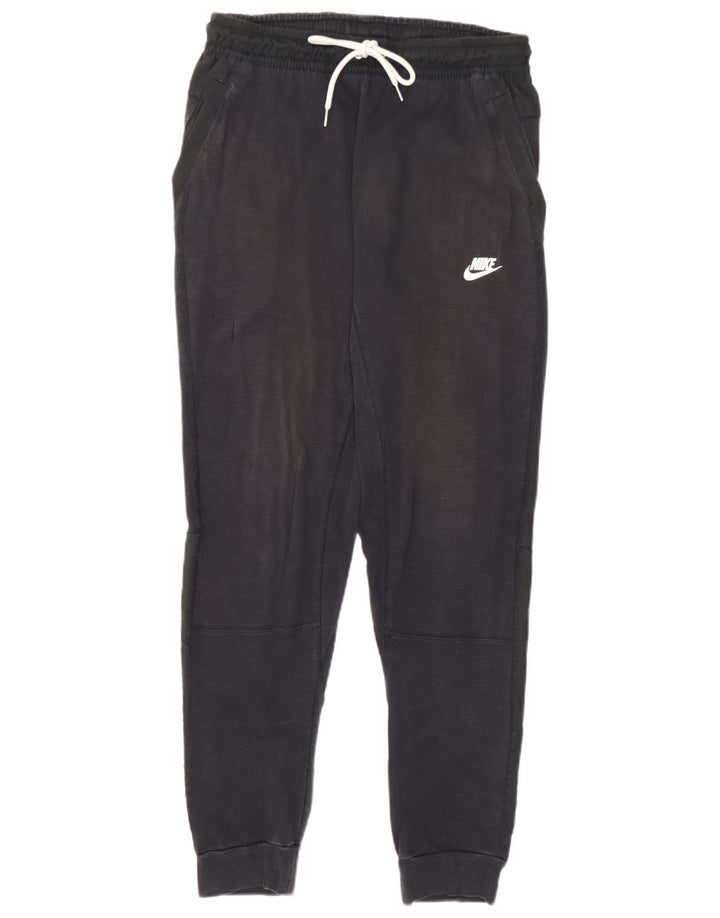 Nike Pantalon de survêtement pour homme en coton bleu marine moyen