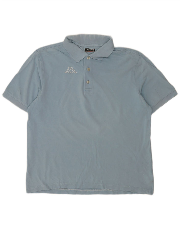 Kappa Polo Homme Grand Bleu Coton