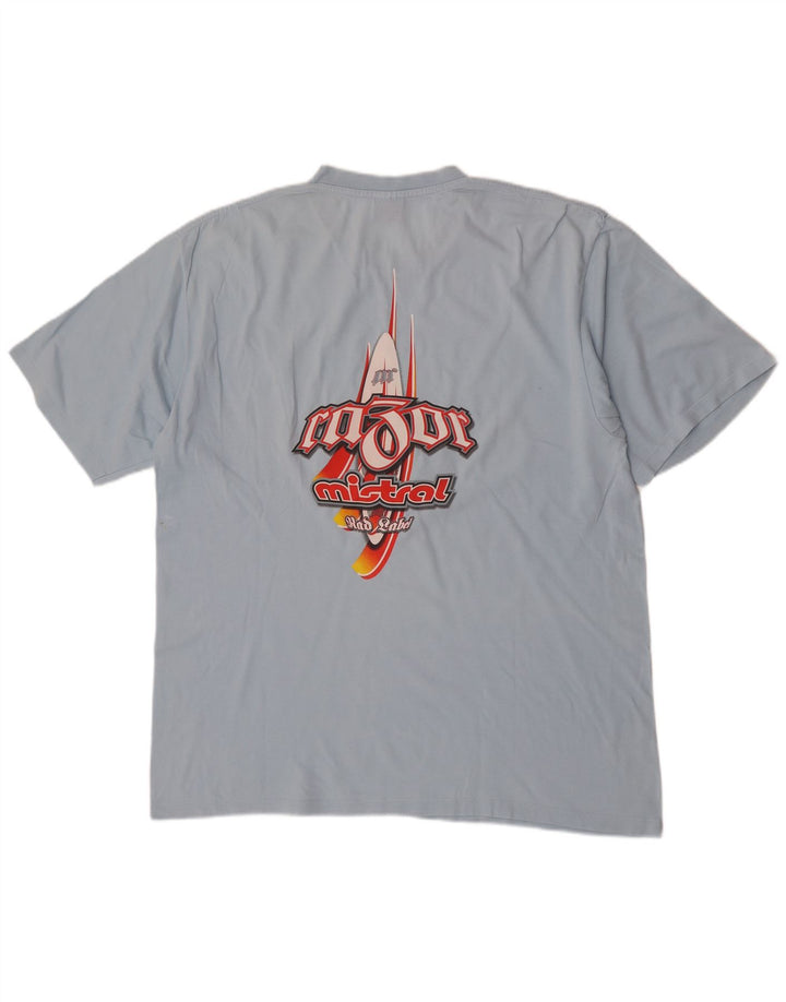 Mistral T-Shirt Graphique Homme Top XL Bleu