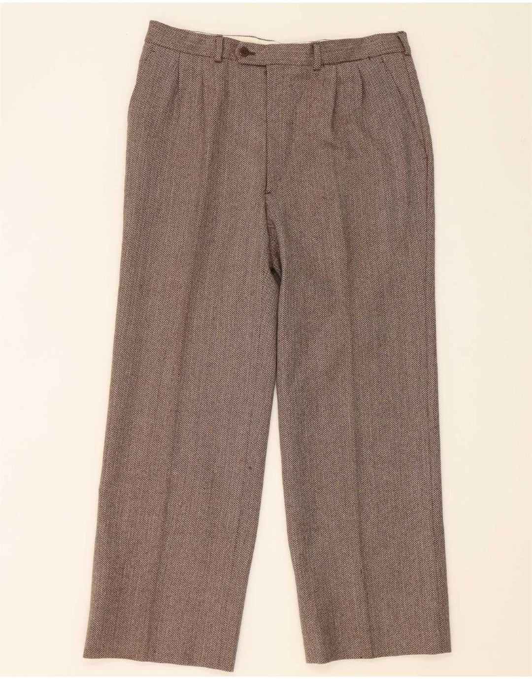Cantarelli Ensemble 2 pièces pour homme IT 50 Large W31 L27 Marron à chevrons