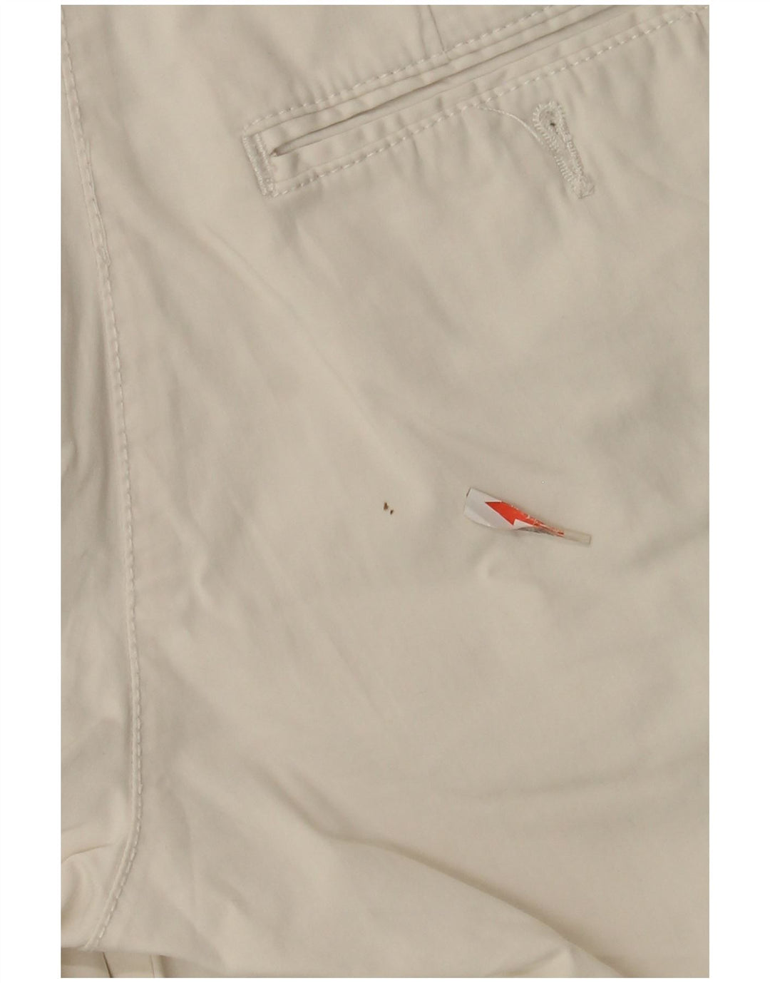 Slam Short Chino Femme IT 42 Medium W30 Coton Blanc