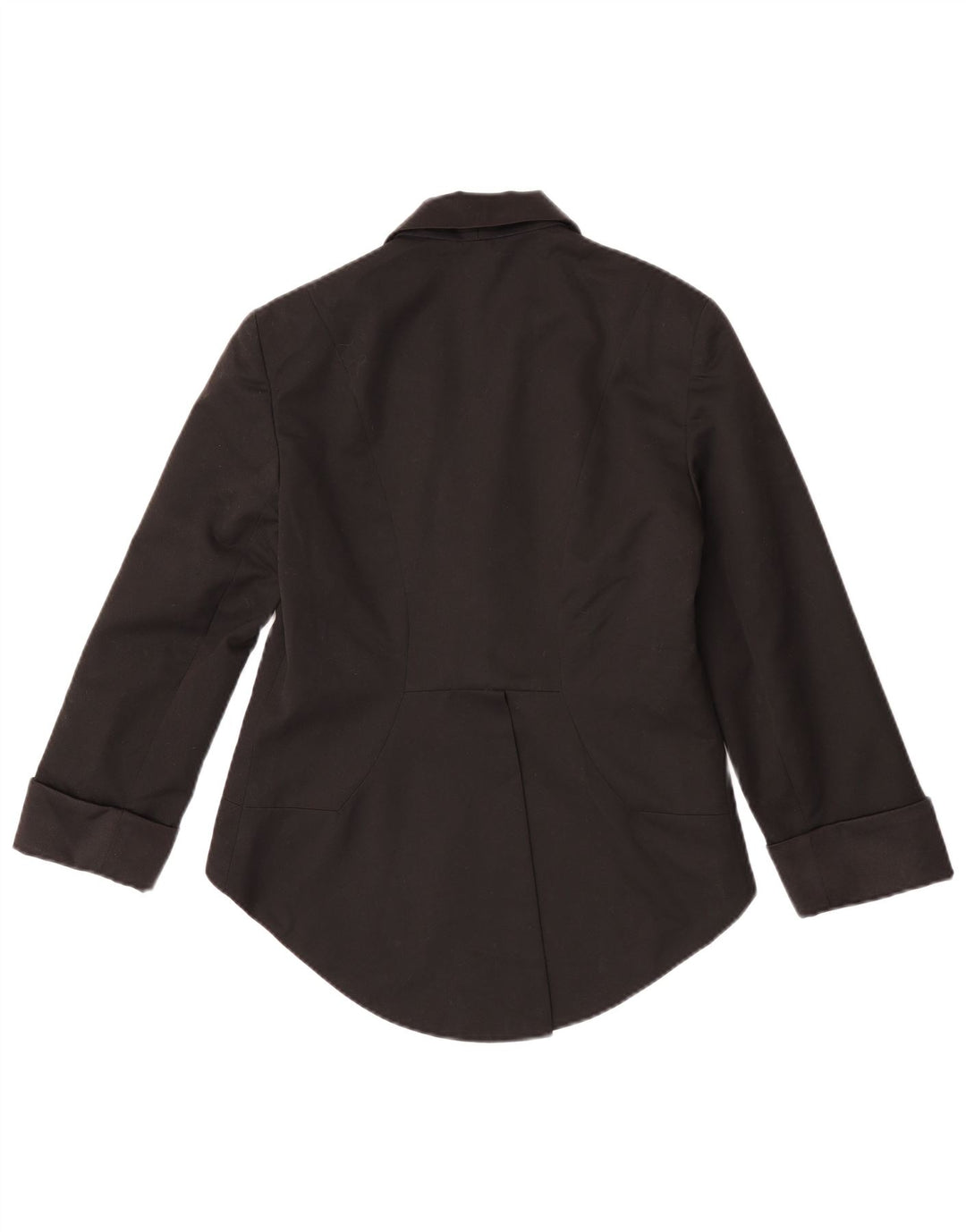 Topshop Veste blazer à manches 3/4 pour femme UK 12 Noir moyen