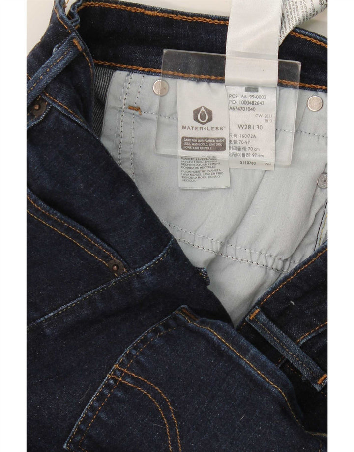 Levi's Jean Slim 712 Femme W28 L30 Bleu Marine Coton