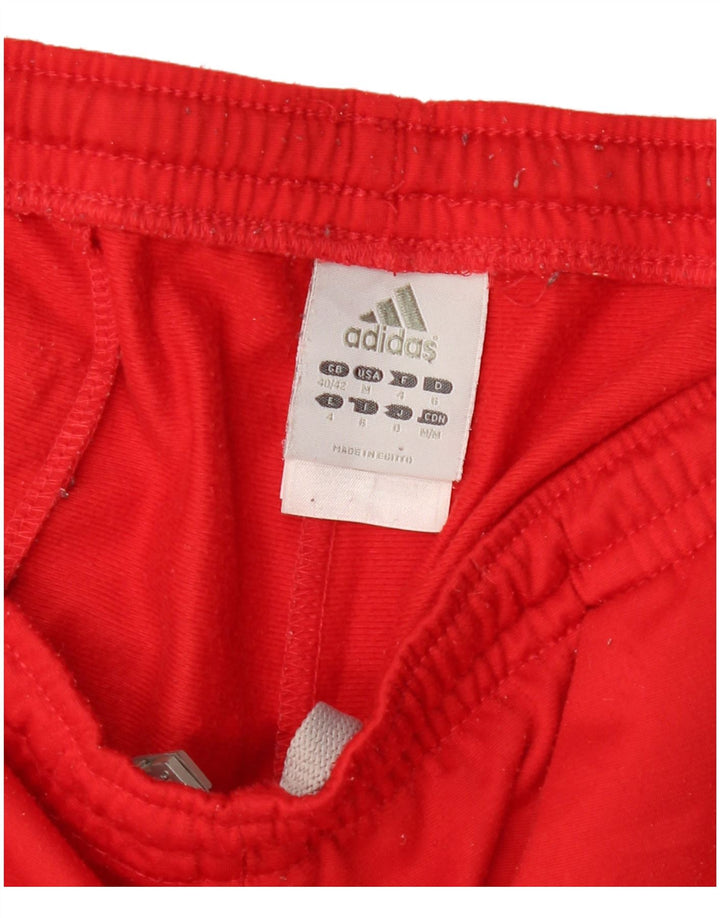 Adidas Pantalon de survêtement pour homme UK 40/42 Rouge moyen Polyester