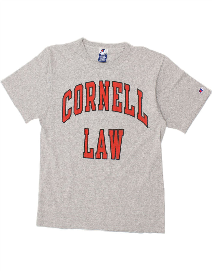 CHAMPION Mens Graphic T-Shirt Top Medium Grey Cotton Vintage Champion and Second-Hand Champion from Messina Hembry 