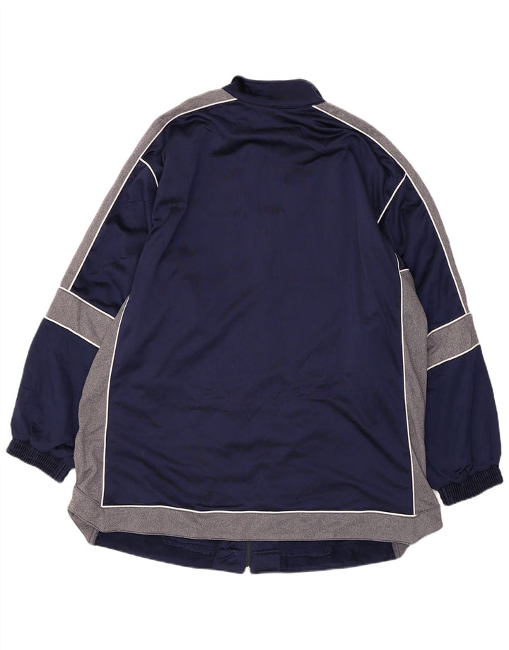 Reebok Veste de Survêtement Graphique Homme Large Bleu Marine Colourblock