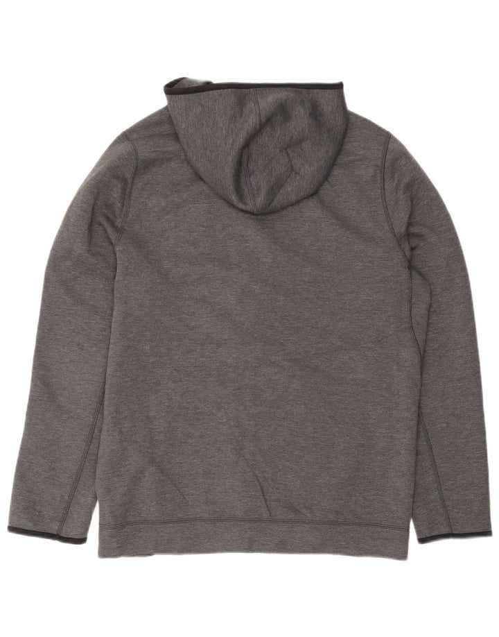 REEBOK Pull à Capuche Zippé Homme Gris Moyen Polyester