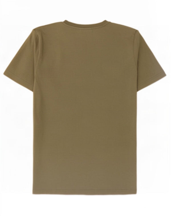 Adidas T-Shirt Graphique Homme Kaki Moyen Coton