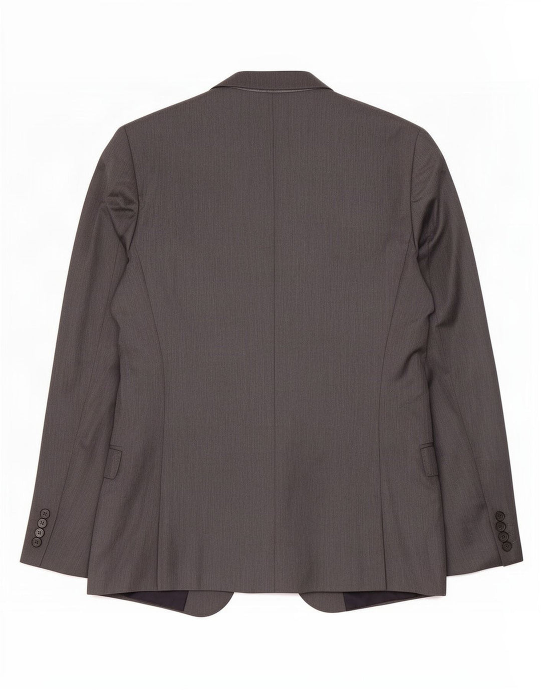 Zara Veste Blazer 2 Boutons Homme EU 48 Gris Moyen Polyester