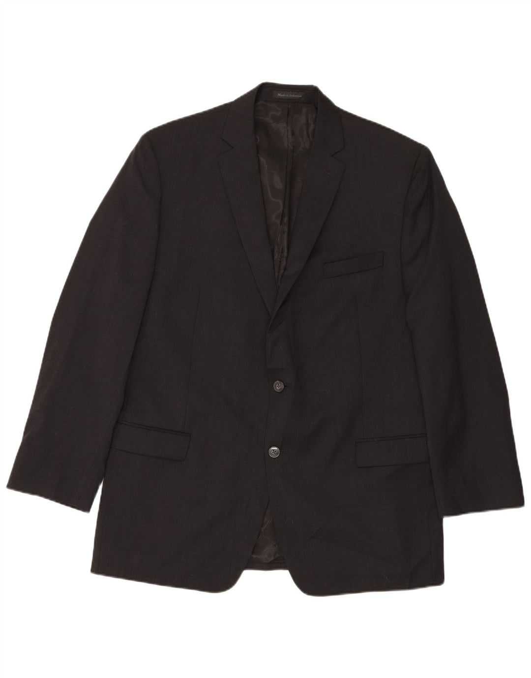 Calvin Klein Veste blazer à 2 boutons pour homme UK 44 2XL Gris laine