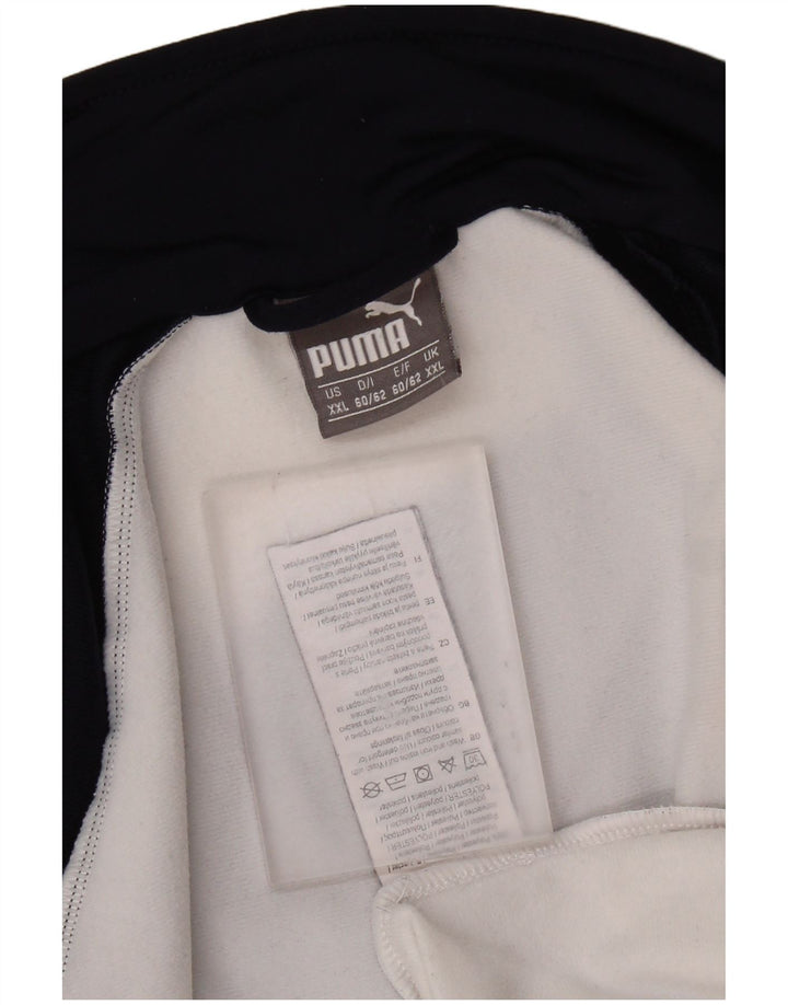PUMA Veste de survêtement pour homme 2XL Bleu marine Colorblock Polyester