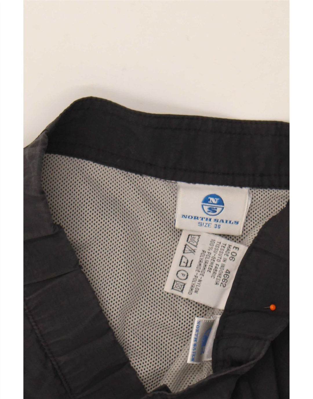 North Sails Short de bain graphique pour hommes en nylon bleu marine grand