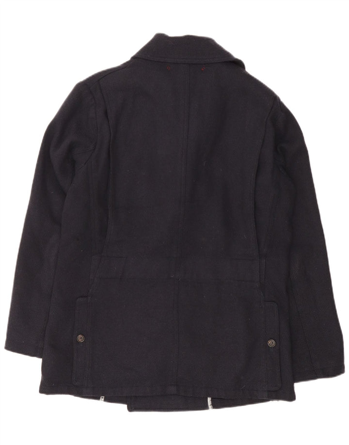 Montedoro Caban Homme IT 48 Laine Bleu Marine Moyen