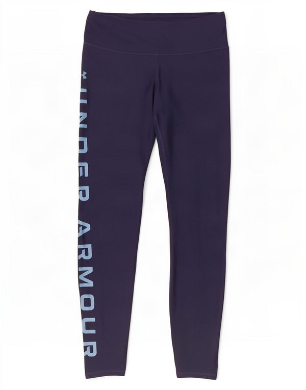 Under Armour Legging Heat Gear Graphic pour femme UK 12 Bleu marine moyen