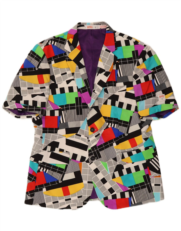Opposuits Veste Blazer 2 Boutons Homme UK 46 3XL Multicolore Géométrique