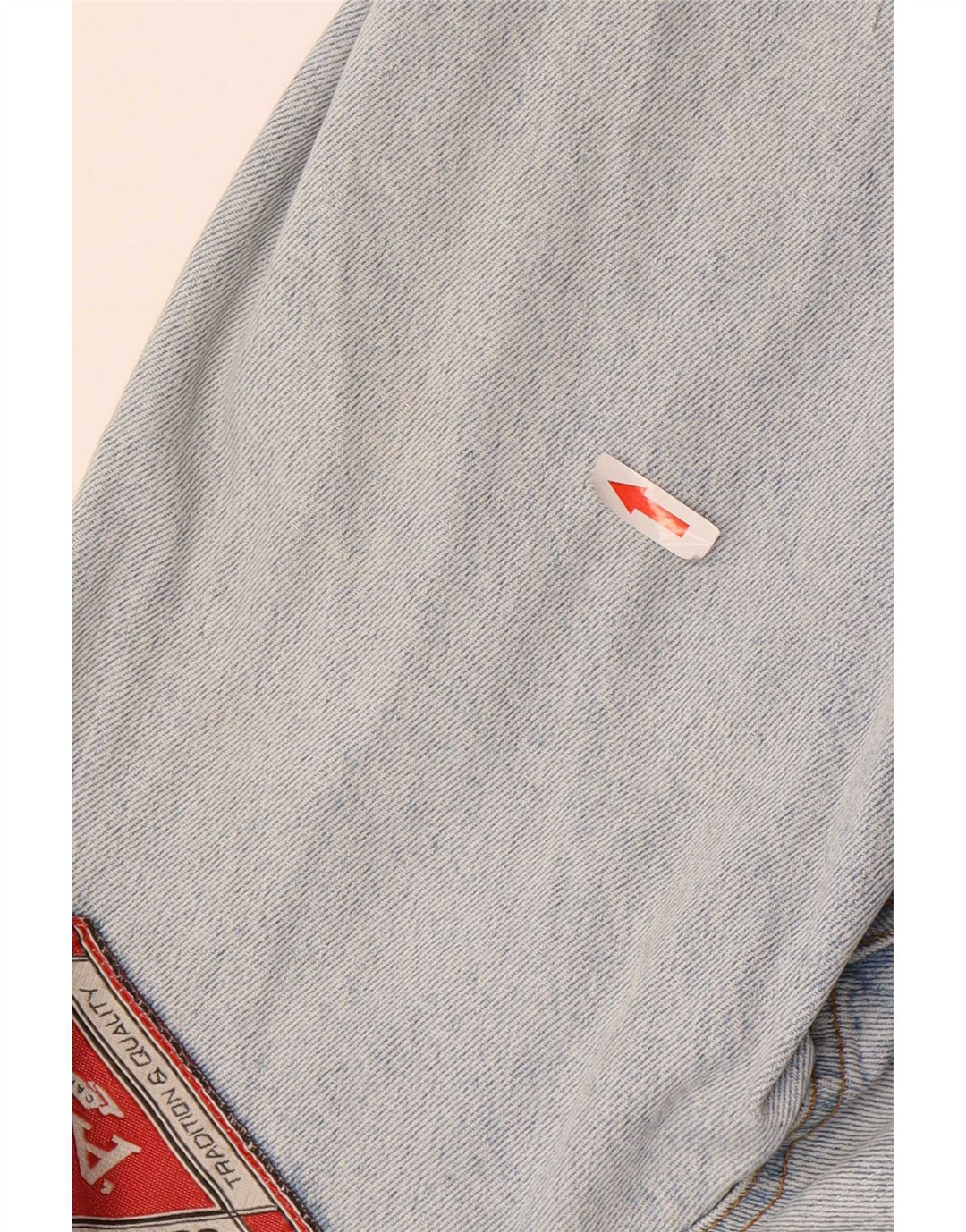Compagnie Canadienne Veste en jean graphique pour homme UK 38 Bleu moyen